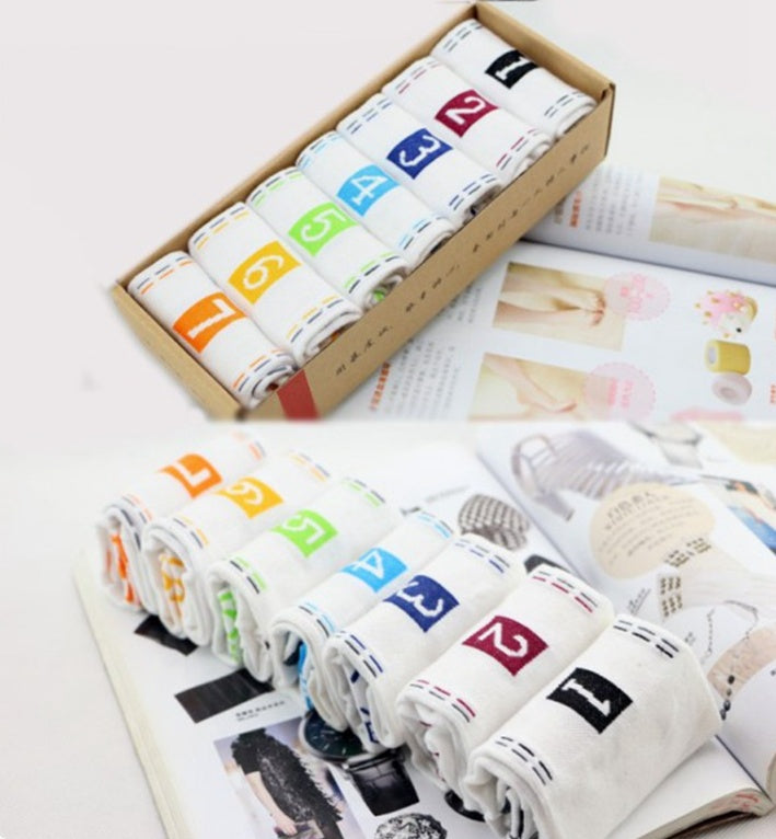 Men's Seven-Day Digital Print Cotton Socks | Week Set