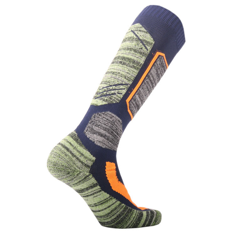 Men's Jacquard Ski & Hiking Socks – Thickened Cushioned Outdoor Sports