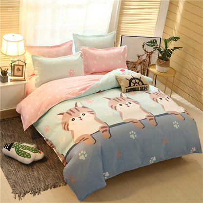 Reactive Print Twill Bedding Set | Single to Super King