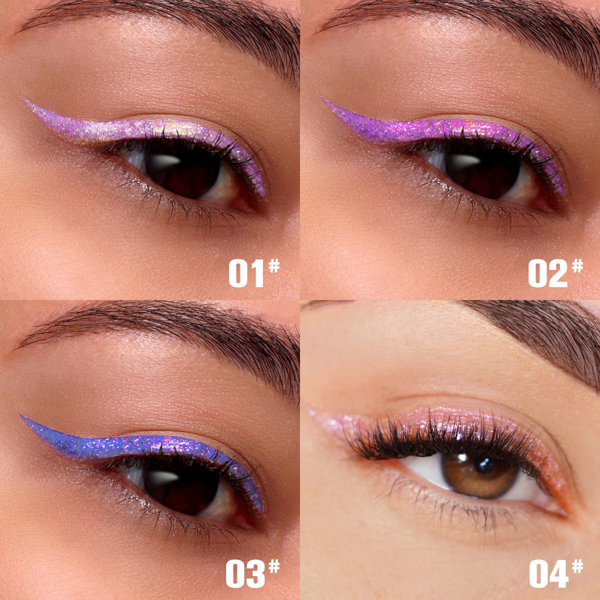 Liquid Glitter Eyeliner Set | 8 Colours | Waterproof