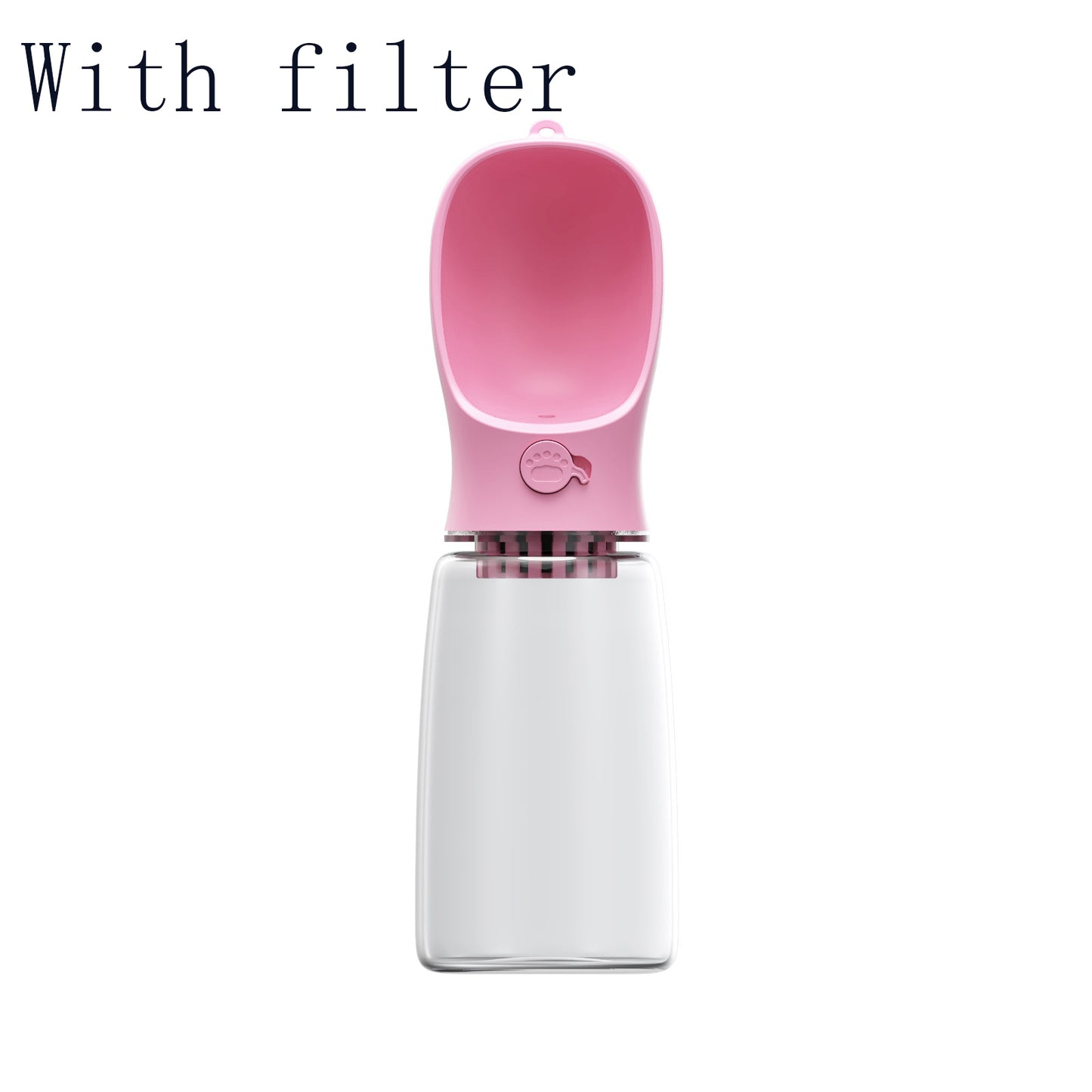 Portable Pet Water Bottle | One-Touch Dog Water Dispenser 350ml & 550ml
