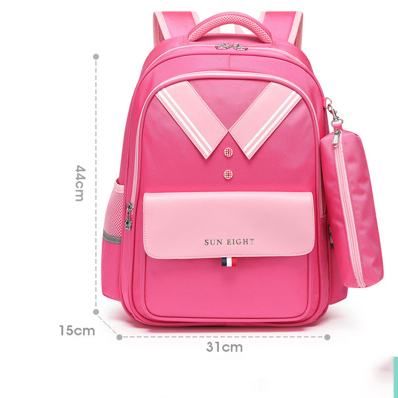 Kids' Unisex Waterproof School Backpack 36–55L – Korean Style