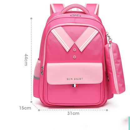 Kids' Unisex Waterproof School Backpack 36–55L – Korean Style