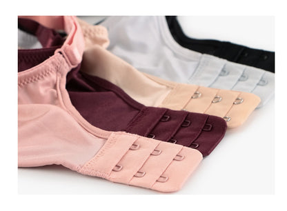 Women's Non-Wired Soft Cotton Bra - Seamless Everyday Comfort