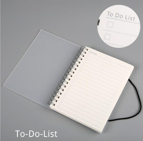 Clear Cover Spiral Notebook | 100gsm Cream Paper | A5 & A6 | 6 Styles