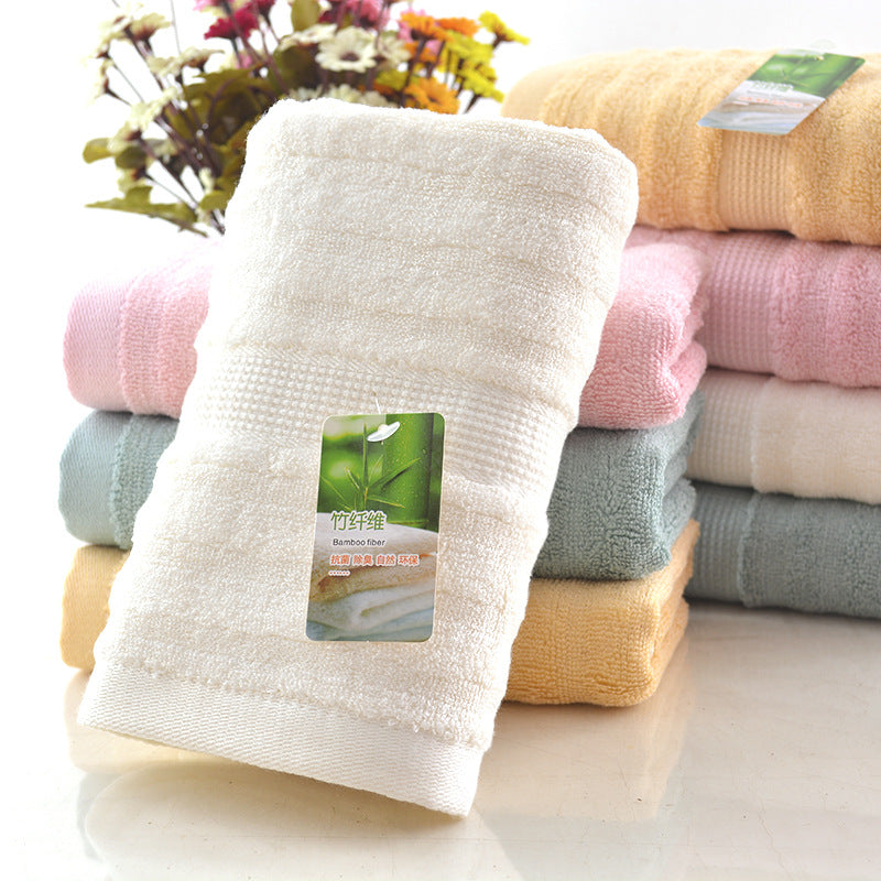 Bamboo Fibre Water Ripple Jacquard Face Towel 34x75cm