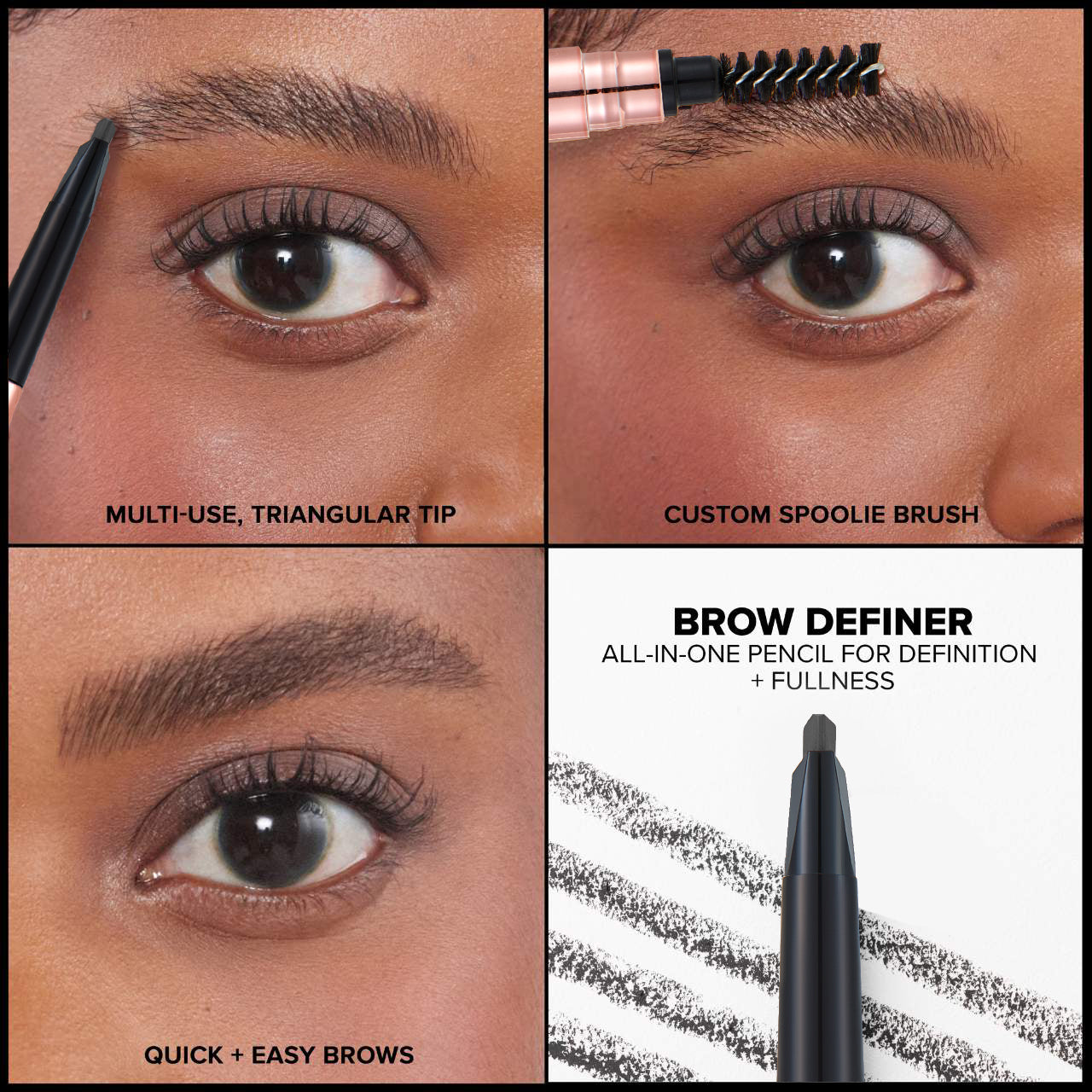 Triangular Eyebrow Pencil | Waterproof | 4 Shades