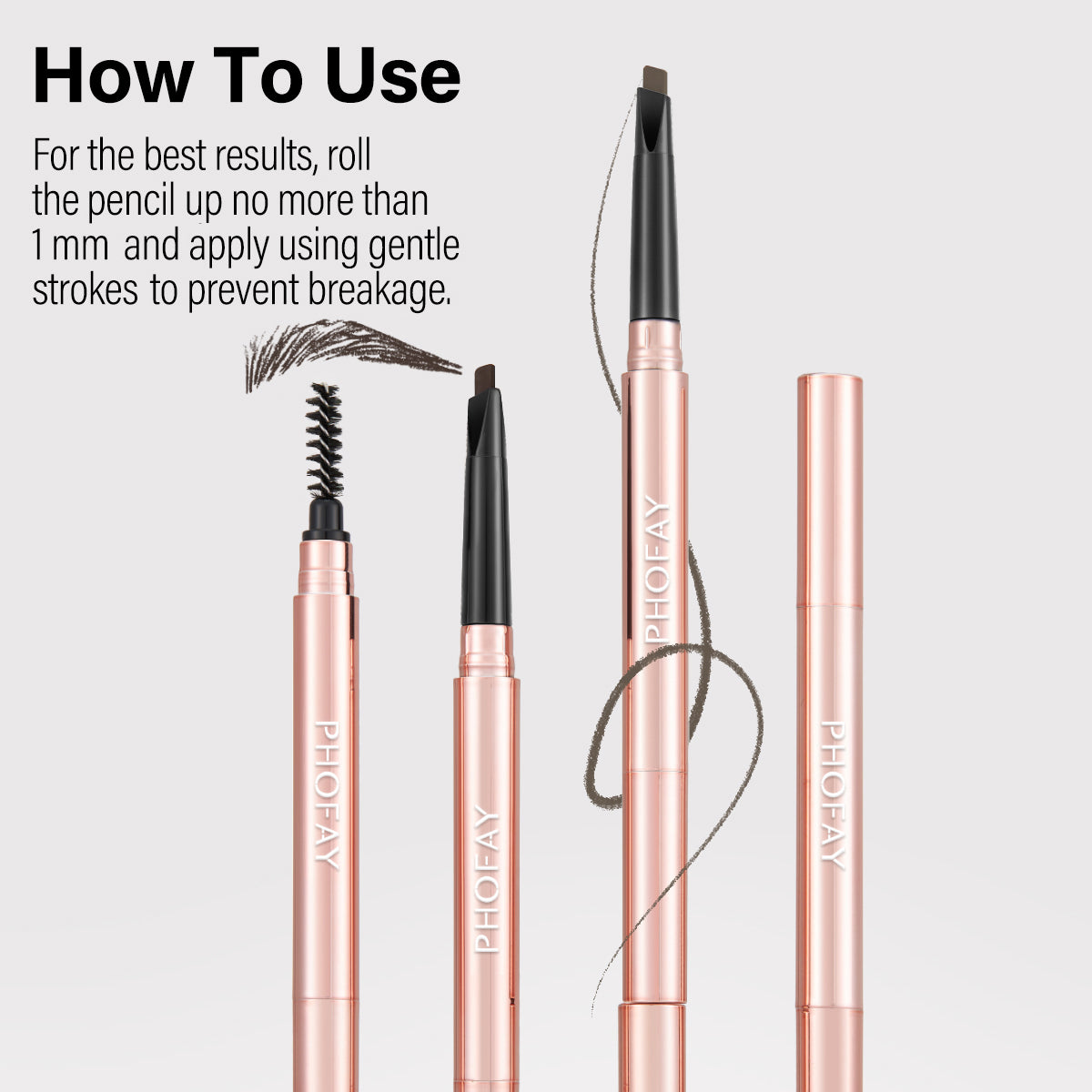 Triangular Eyebrow Pencil | Waterproof | 4 Shades