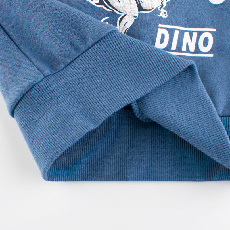 Children's Dinosaur Print Sweatshirt | Long Sleeve Cartoon Top