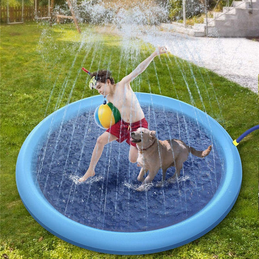Non-Slip Splash Pad for Kids & Pets | Backyard Sprinkler Play Mat 96cm–2m