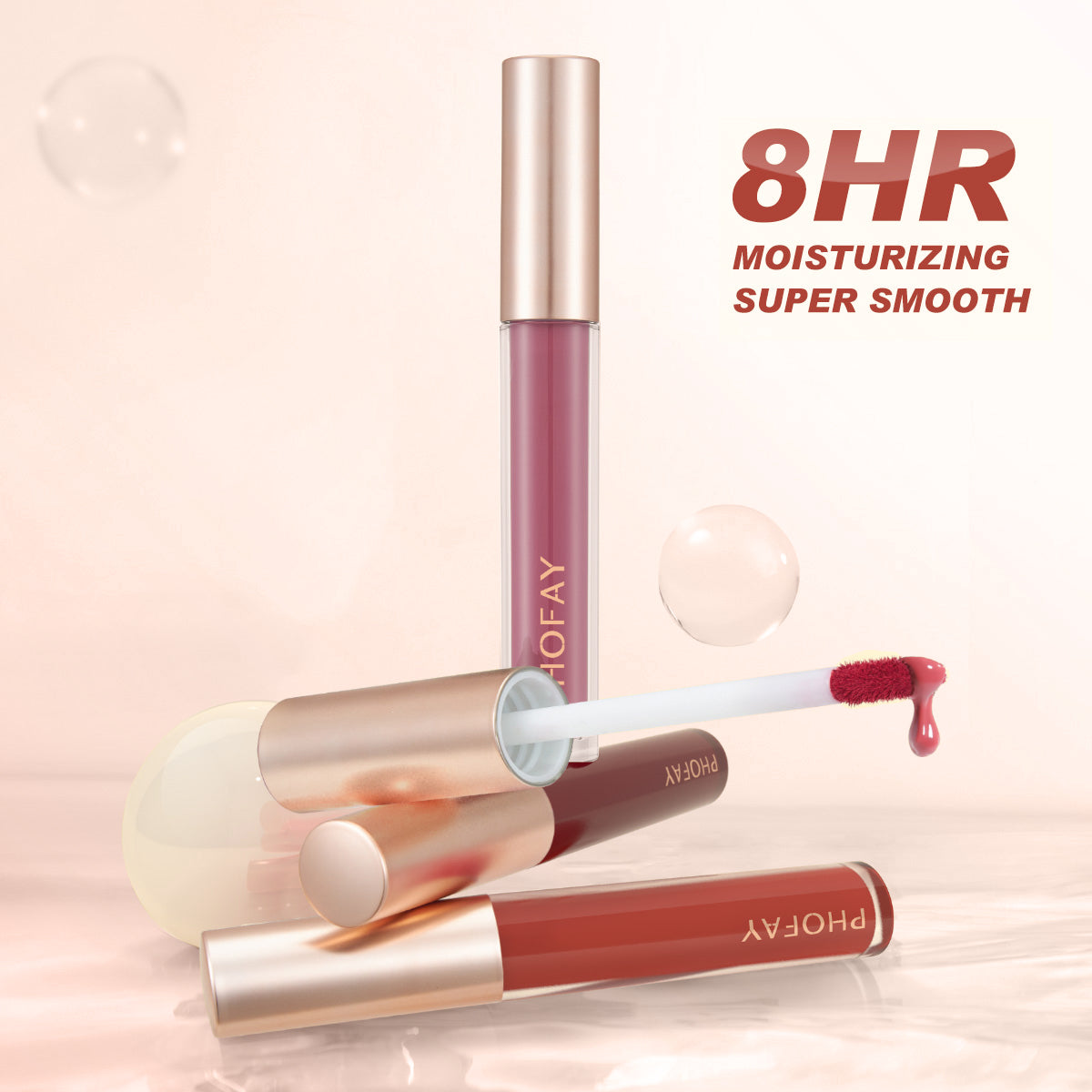 Non-Sticky Moisturising Lip Gloss | 10 Shades