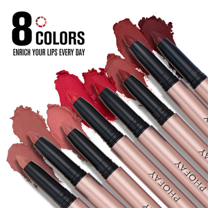 Matte Lip Liner & Lipstick Pen | 8 Shades