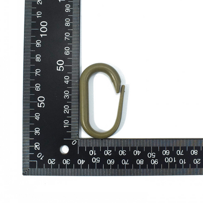 Plastic Oval Carabiner Clip – Backpack Hanging Buckle, 3 Colours
