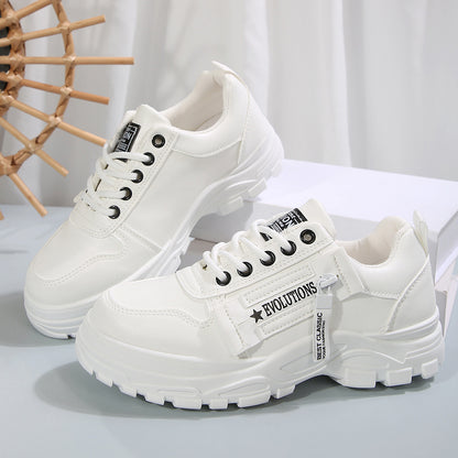 Women's Flat Casual Round Toe Shoes | PU Leather Slip-On