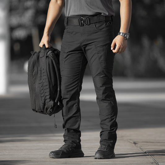 Men's Loose-Fit Multi-Pocket Cargo Trousers | Cotton Workwear