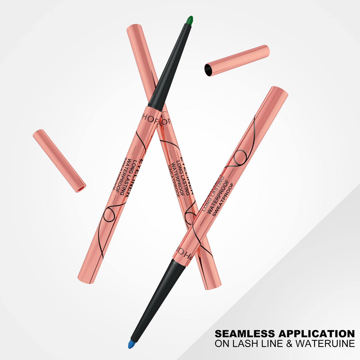 Waterproof Coloured Eyeliner Pencil | Matte & Long-Lasting