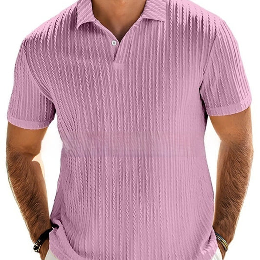 Men's Slim Fit Striped T-Shirt – Short Sleeve Summer Top | Sizes S–5XL
