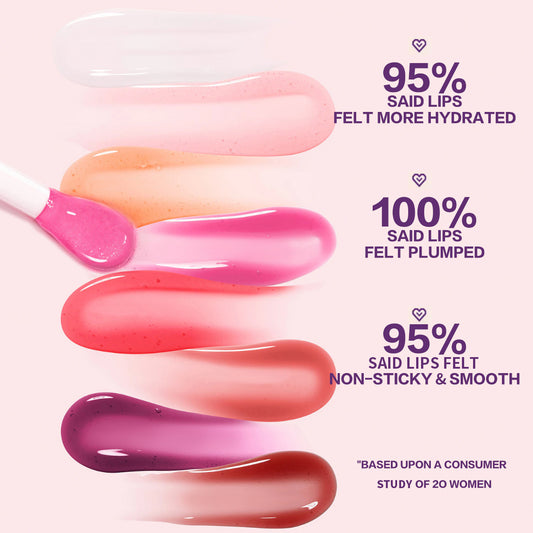 Juicy Lip Oil Set 8 Shades | Ultra-Moisturising Lip Gloss