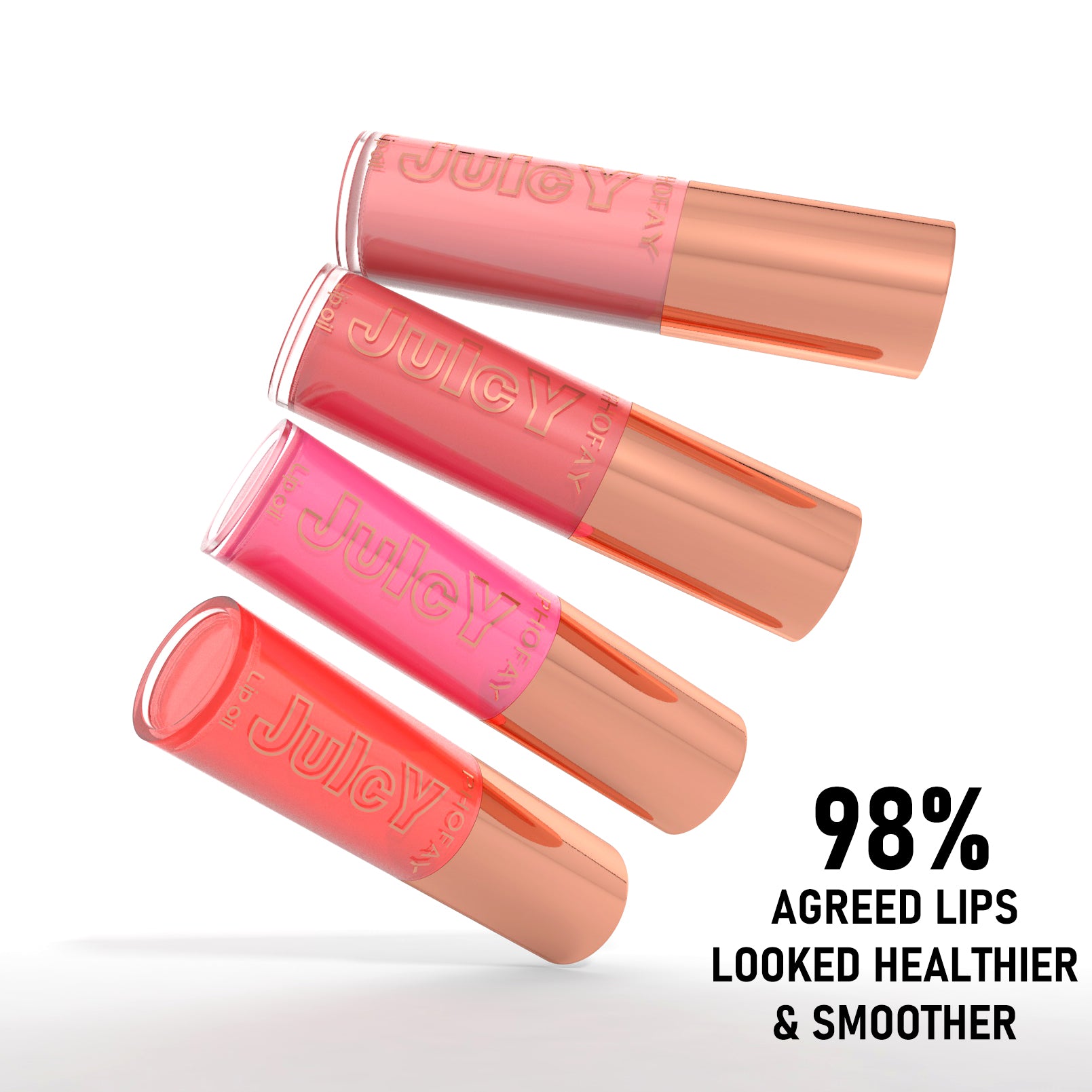 Juicy Lip Oil Set 8 Shades | Ultra-Moisturising Lip Gloss