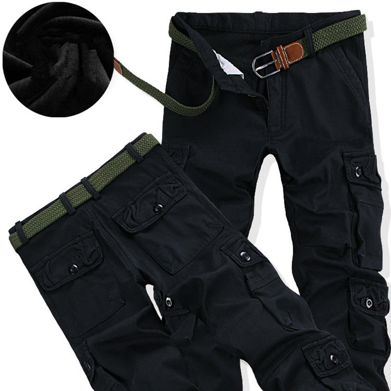 Men's Straight-Leg Cargo Work Trousers | Cotton Workwear