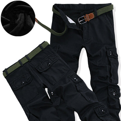 Men's Straight-Leg Cargo Work Trousers | Cotton Workwear