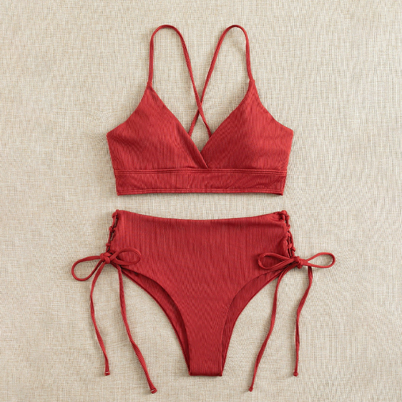 Women's Split Bikini Set – Two-Piece Swimsuit | 13 Colours
