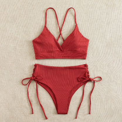 Women's Split Bikini Set – Two-Piece Swimsuit | 13 Colours