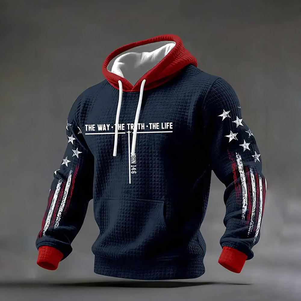 Men's 3D Print Corn Stitch Hoodie – Loose Fit Pullover | Sizes S–5XL