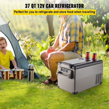 35L Portable Compressor Fridge Freezer – App Control, 12V & 240V | Camping & Car