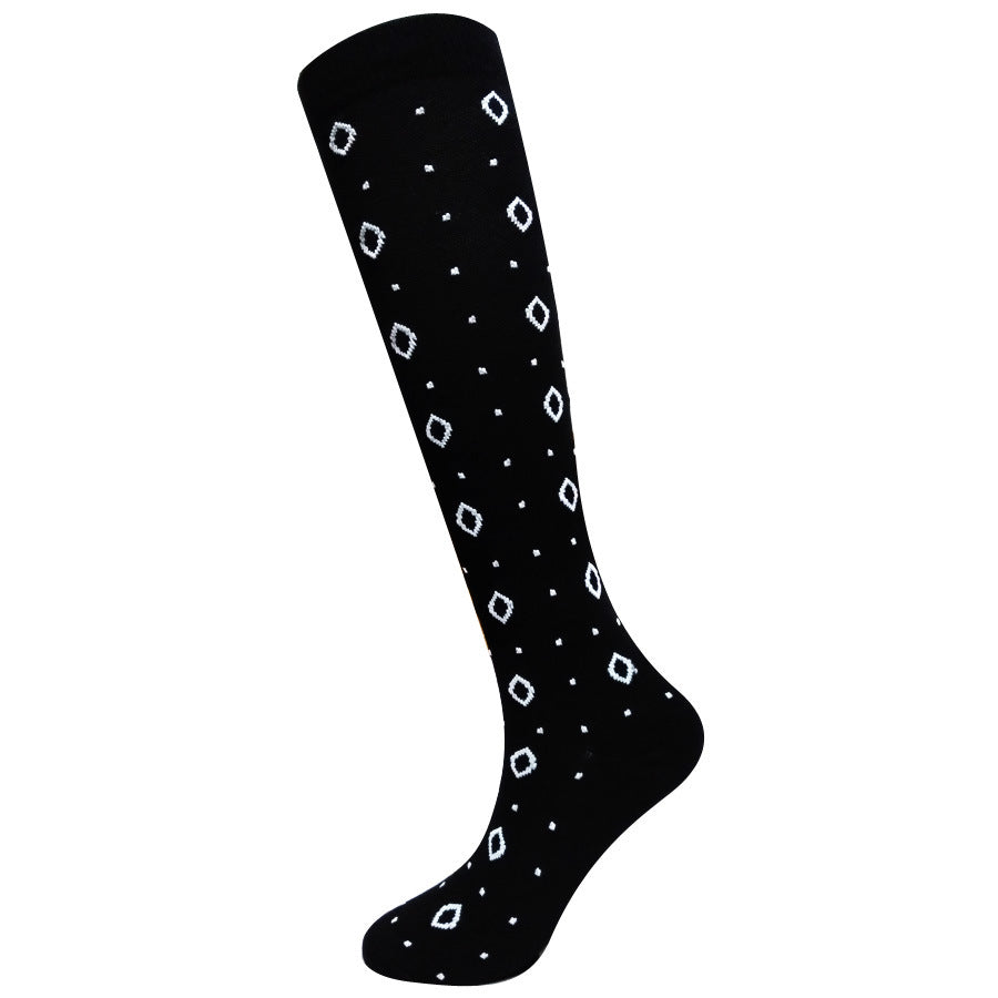 Men's Nylon Jacquard Compression Socks – Sports & Leg Support