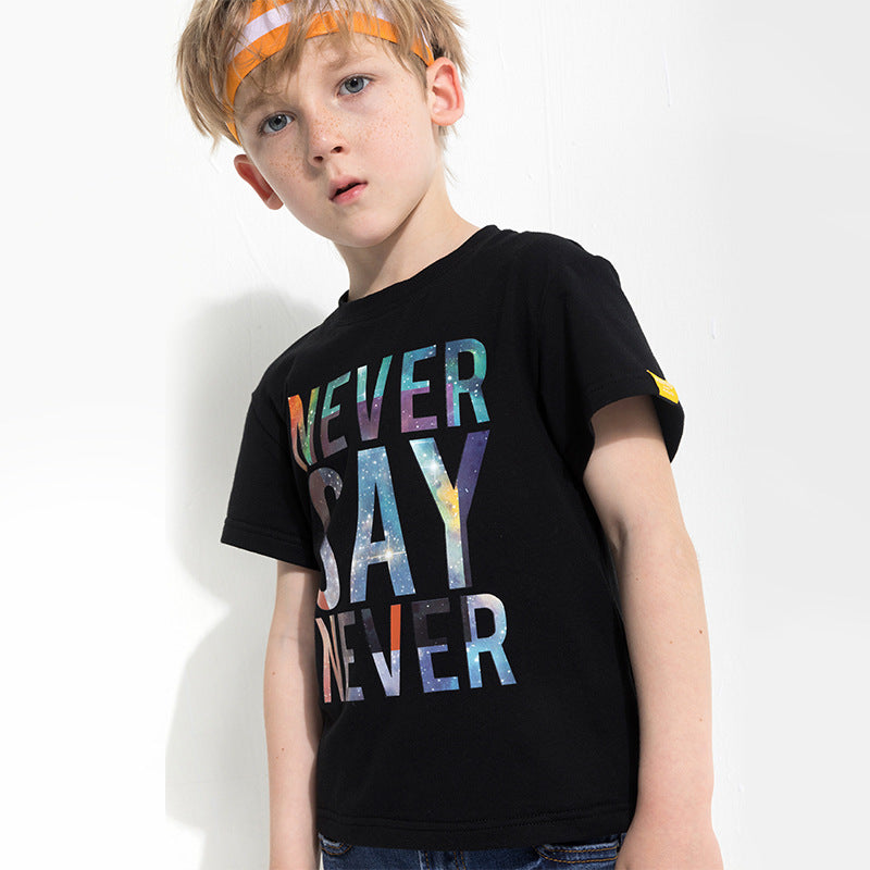Children's Letter Print T-Shirt | Ages 2-7