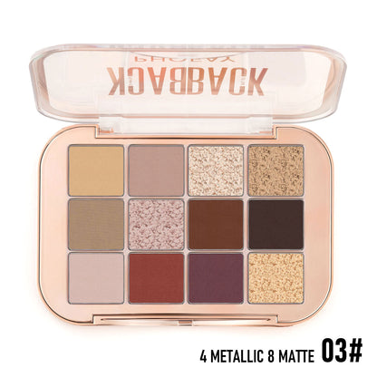 12-Shade Eyeshadow Palette Matte & Metallic