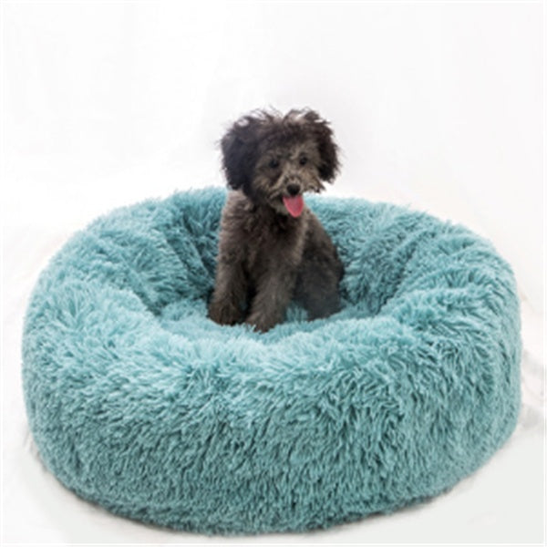 Round Plush Pet Bed | Anti-Slip | Machine Washable | 8 Sizes