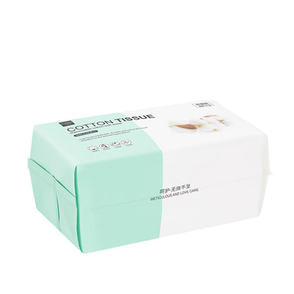 Disposable Cotton Facial Cleansing Pads | 100 Sheets | Wet & Dry Use