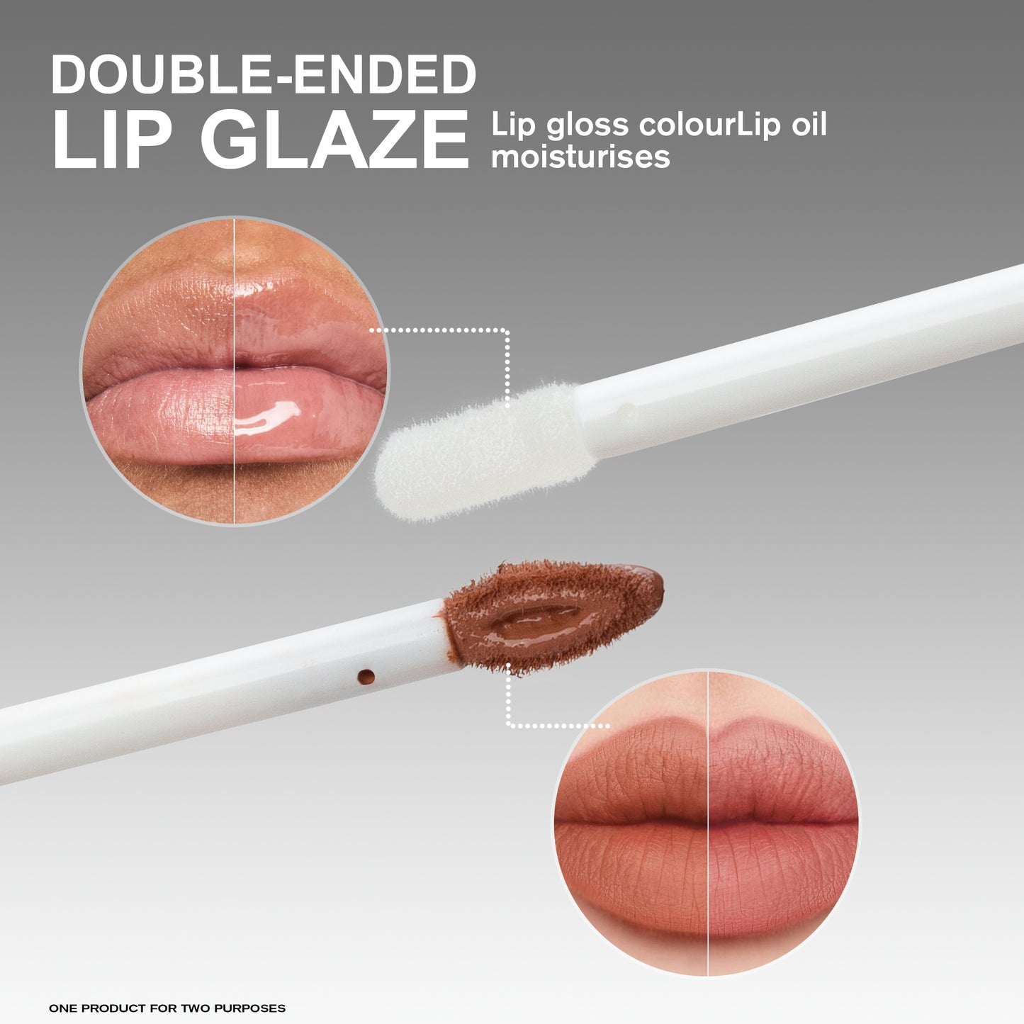 Double-Ended Non-Stick Lip Gloss | 8 Shades