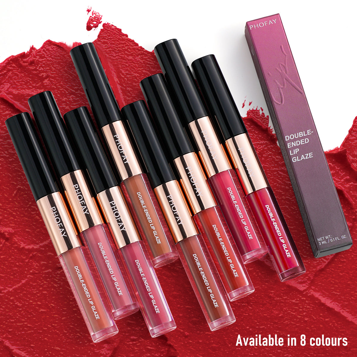 Double-Ended Non-Stick Lip Gloss | 8 Shades