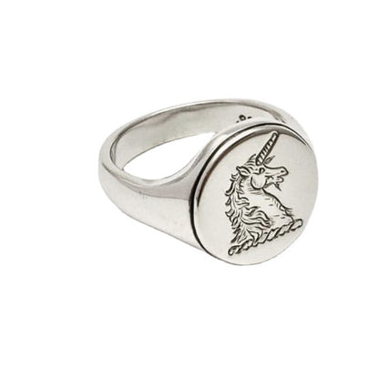 Unisex Seahorse Alloy Ring – European Punk Animal Motif Band
