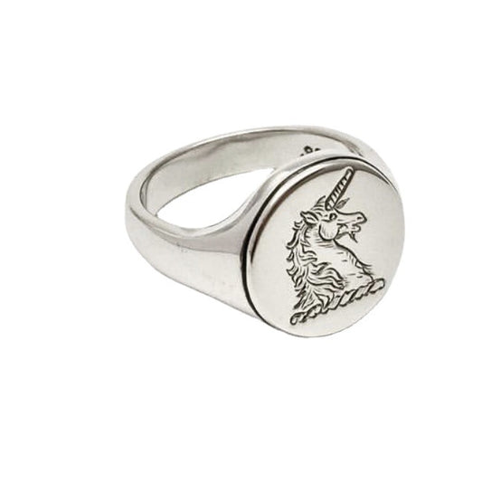 Unisex Seahorse Alloy Ring – European Punk Animal Motif Band