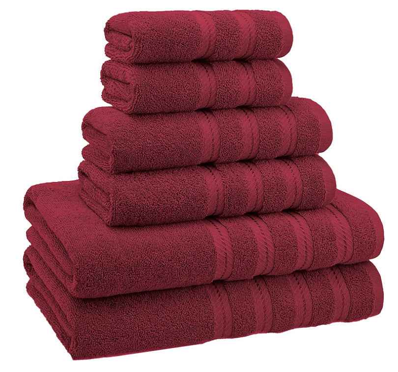 Long Staple Cotton Towel Set – Absorbent 3-Piece Bath Towel Bundle