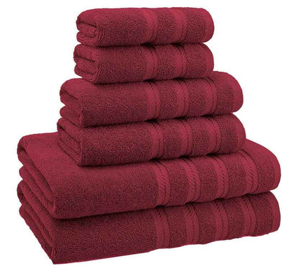 Long Staple Cotton Towel Set – Absorbent 3-Piece Bath Towel Bundle