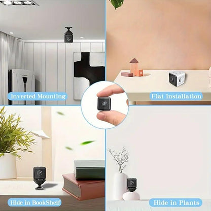 Cube Mini Smart Home Security Camera | 4K | Alexa & Google Compatible