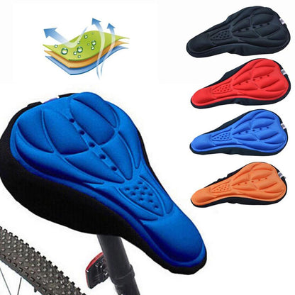 3D Bicycle Seat Cover Cushion – Ergonomic Breathable High-Density Sponge