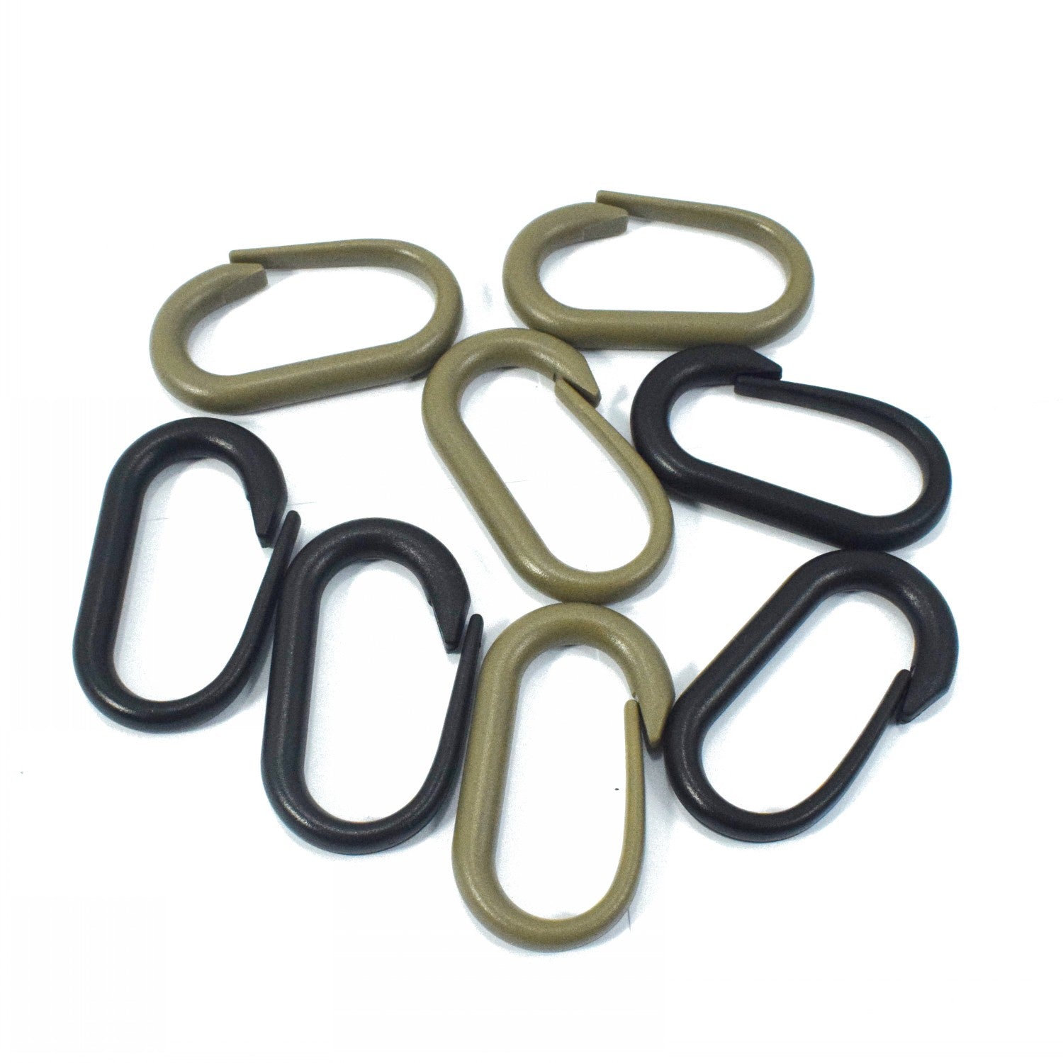 Plastic Oval Carabiner Clip – Backpack Hanging Buckle, 3 Colours