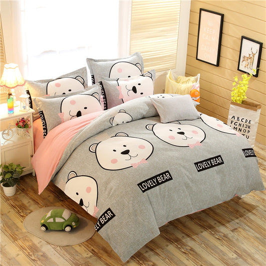 Reactive Print Twill Bedding Set | Single to Super King