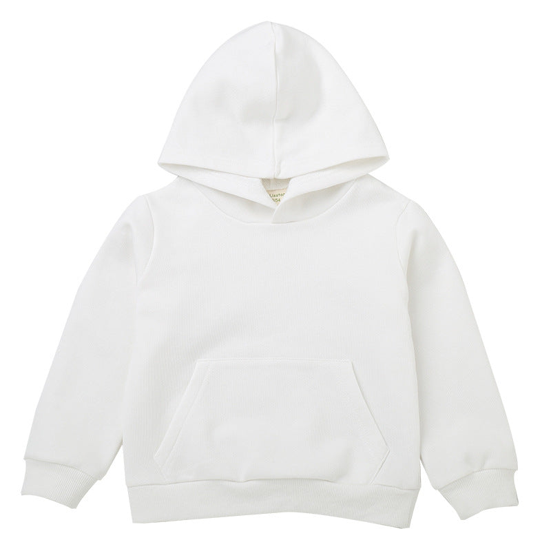 Children's 95% Cotton Hooded Sweatshirt | Kids Casual Hoodie 90-140cm