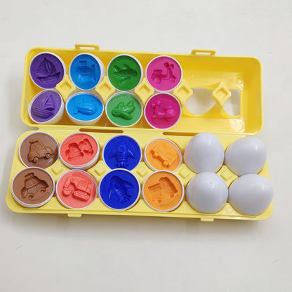 Montessori Egg Shape Matching Toy - Educational Sorting Game for Kids