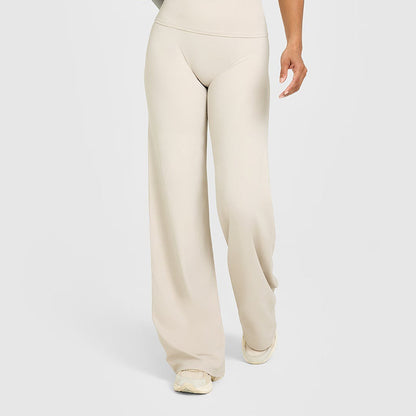 Women's High-Waist Straight-Leg Yoga Pants | Lengthened | 12 Colours