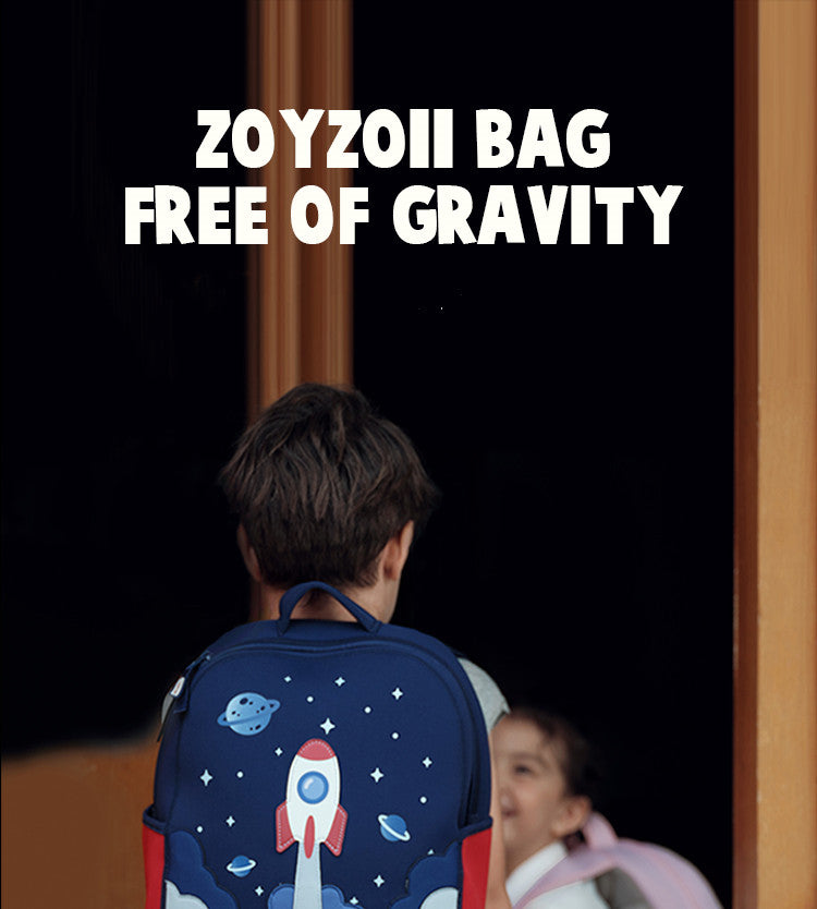 Toddler Cartoon Nursery Backpack – Machine Washable, Ages 2–6