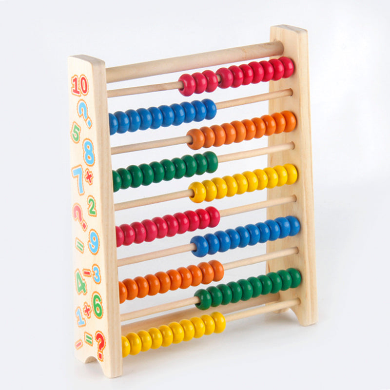 Wooden Maths Learning Frame Counting Abacus for Kids Ages 3+ - JParker Collections