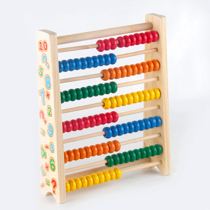 Wooden Maths Learning Frame Counting Abacus for Kids Ages 3+ - JParker Collections